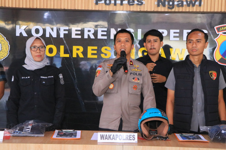 Polres Ngawi Amankan 2 Tersangka Pengeroyokan di Paron Motif Atribut Perguruan Silat