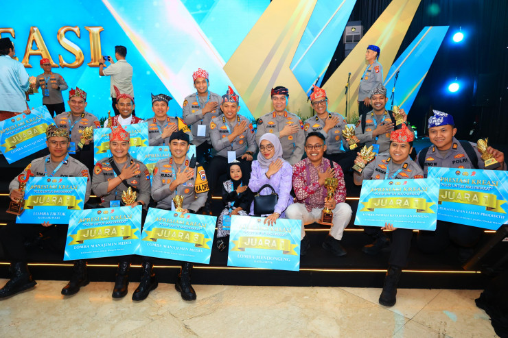 Borong Juara! Polda Jatim Bersinar di Awarding Day Apresiasi Kreasi Polri