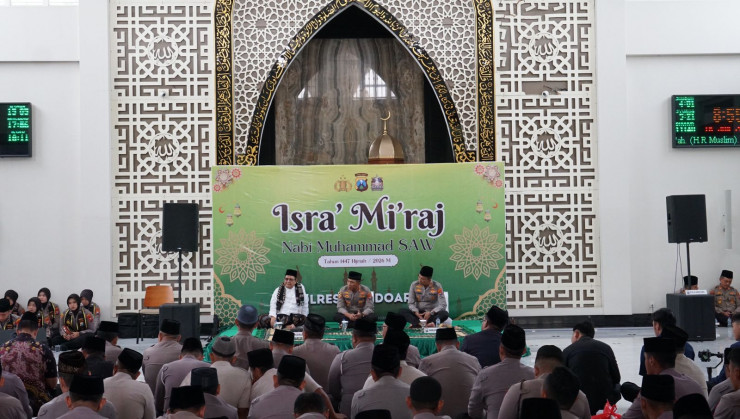 Polresta Sidoarjo Gelar Peringatan Isra Mi'raj