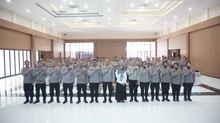 Polresta Sidoarjo Gelar Apel Bhabinkamtibmas, Sosialisasikan Aplikasi FASIH untuk Pendataan Lahan Jagung