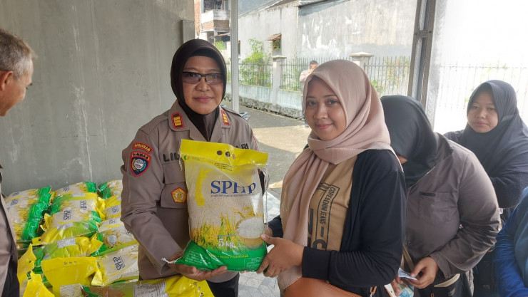 Gerakan Pangan Murah: Polresta Malang Kota Siapkan 36 Ton Beras SPHP